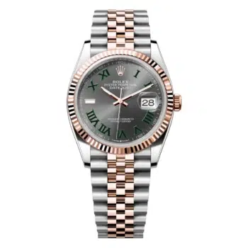 Rolex Datejust 126231-0029 36MM Wimbledon Roman Dial Jubilee Bracelet Stainless Steel&Rose Gold Watch 2024