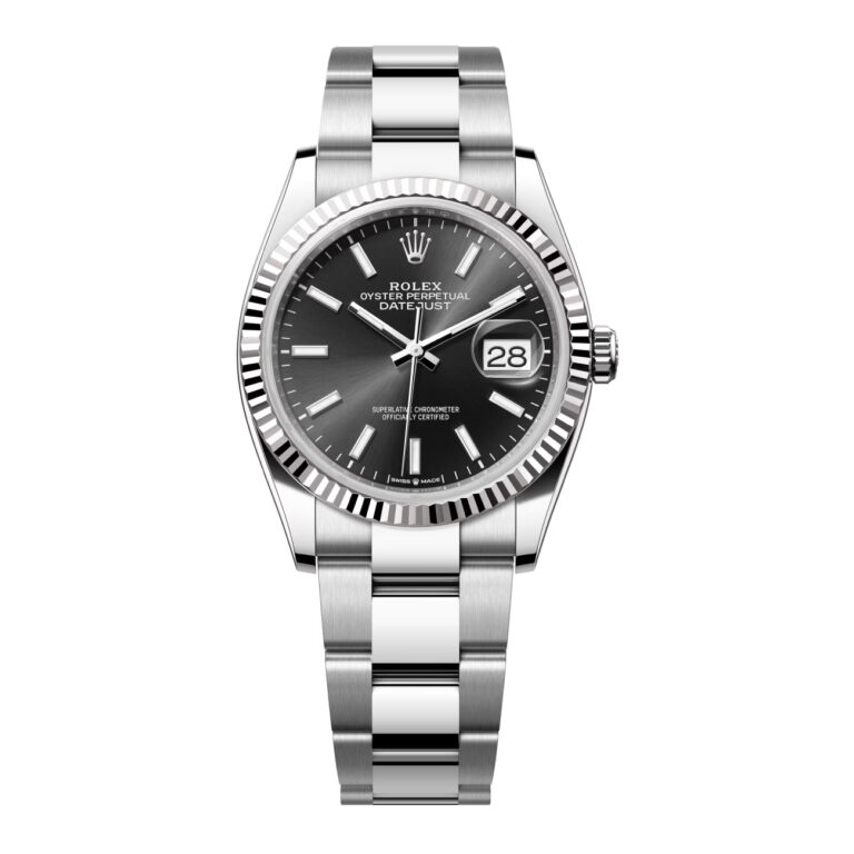 Rolex Datejust Oyster 126234-0016 36mm Stainless Steel Watch Black Index Dial 2024