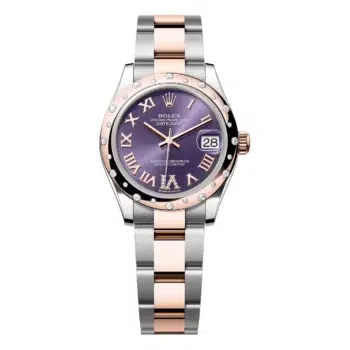 Rolex Datejust 31mm Stainless Steel 278341RBR-0019 and Rose Gold Domed Bezel Ladies Watch 2024