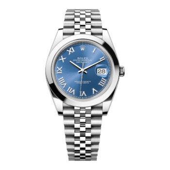 Rolex Datejust 41 126300-0018 Jubilee Stainless Steel with Blue Roman Dial Watch 2024