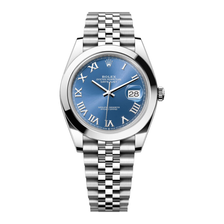 Rolex Datejust 41 126300-0018 Jubilee Stainless Steel with Blue Roman Dial Watch 2024