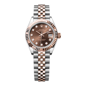 Rolex Datejust 28mm Jubilee 279171-0011 Steel and Rose Gold Watch Chocolate Diamond Dial 2024