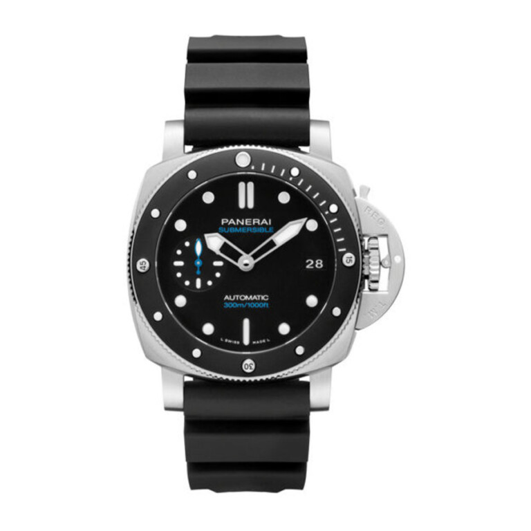Panerai Luminor Submersible 42mm Stainless Steel With Black Rubber Watch Black Dial PAM02683 2024