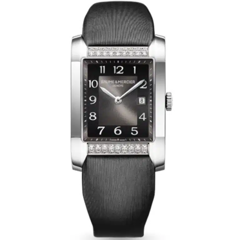 Baume & Mercier Hampton 10024 Stainless Steel Watch Black Arabic Dial 2024