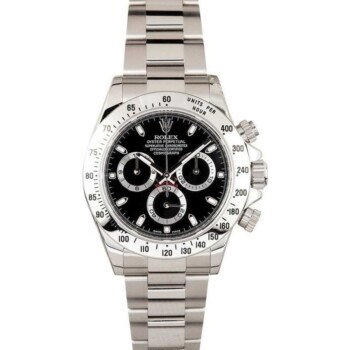 Rolex Daytona 40mm 116520 Stainless Steel with Black Dial Watch