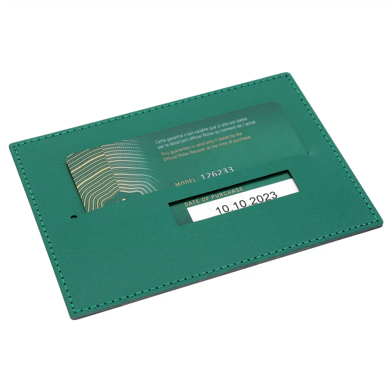 Rolex Datejust 36mm Champagne Palm Dial Oyster 126233-0038 Unworn Watch Complete – image 10