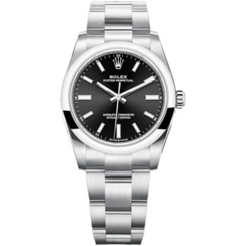 Rolex Oyster Perpetual 34mm 124200 Stainless Steel Watch Black Dial 2020