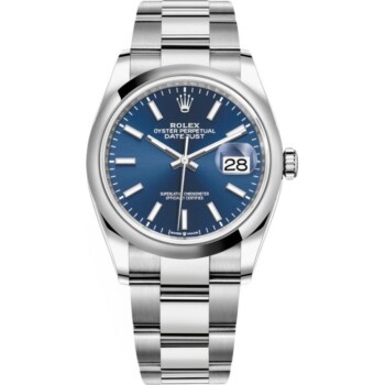 Rolex Datejust Blue Dial 36mm 126200 Oyster Stainless Steel Oyster Watch 2020