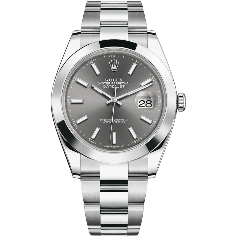 Rolex Datejust Oyster 126300-0007 41mm Stainless Steel Grey Dial