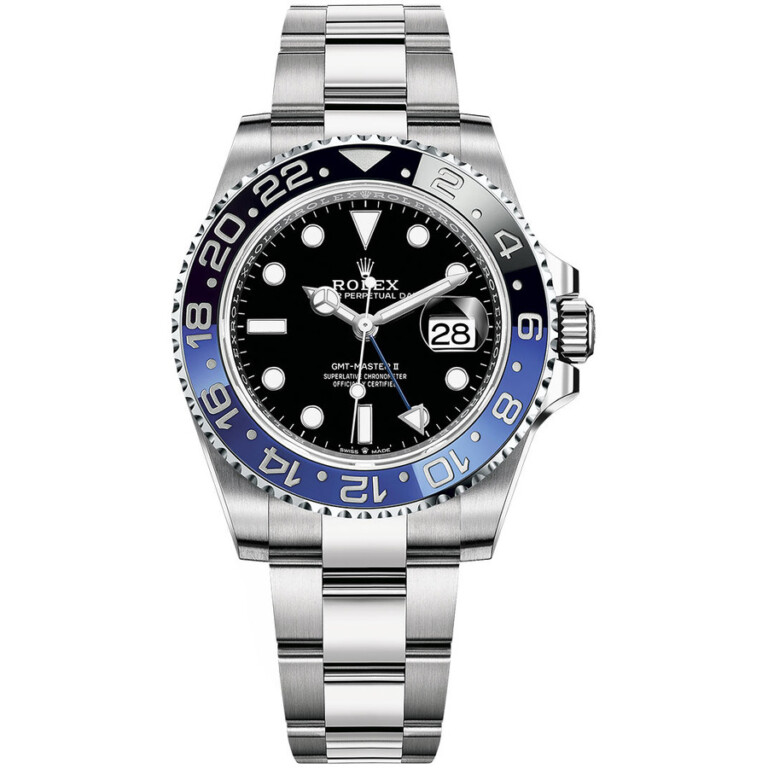 Rolex GMT-Master II 126710BLNR Batman, stainless steel, Oyster bracelet, black dial