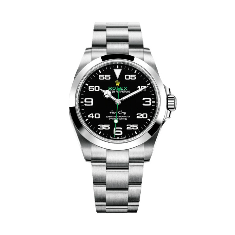 Rolex Black Dial 40mm Air-King 126900 Stainless Steel Watch 2023