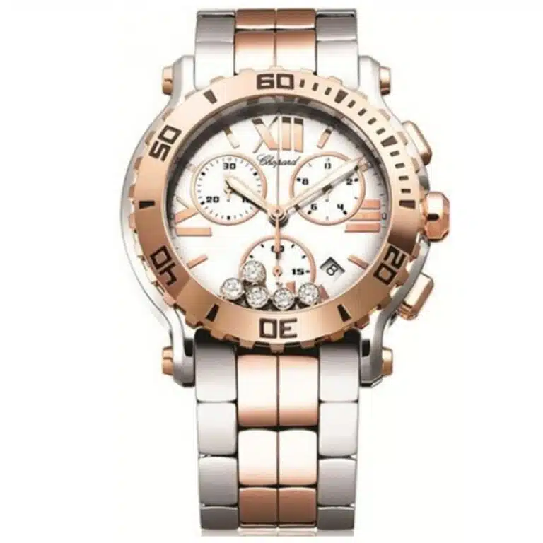 Chopard Happy Sport 288499-6002 Steel & Rose Gold Watch White Dial