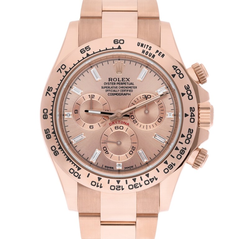 Rolex Cosmograph Daytona 116505 18K Rose Gold Watch Chocolate Dial UNWORN 2022