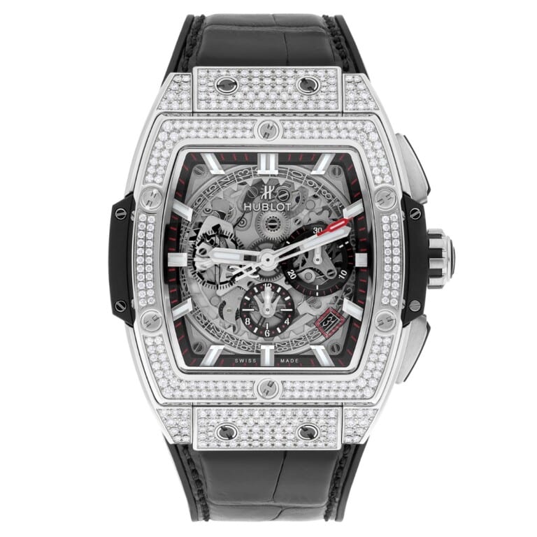 Hublot Spirit of Big Bang 641.NX.0173 titanium pave 42mm watch