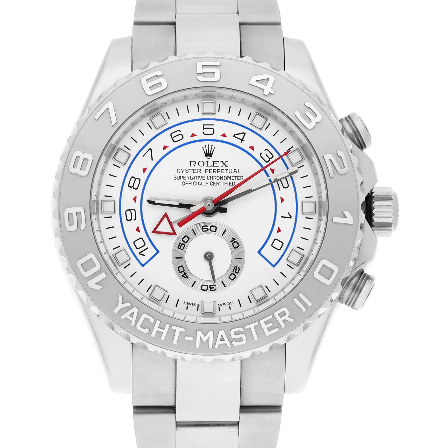 Rolex Yacht-Master II 18KT W/G Automatic Mens Watch 116689 Complete