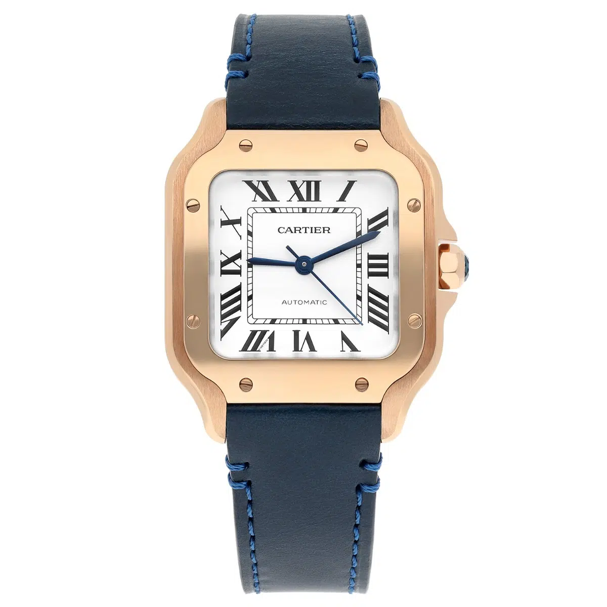 Cartier Santos Rose Gold Automatic Ladies Watch WGSA0028 Medium Complete – image 2