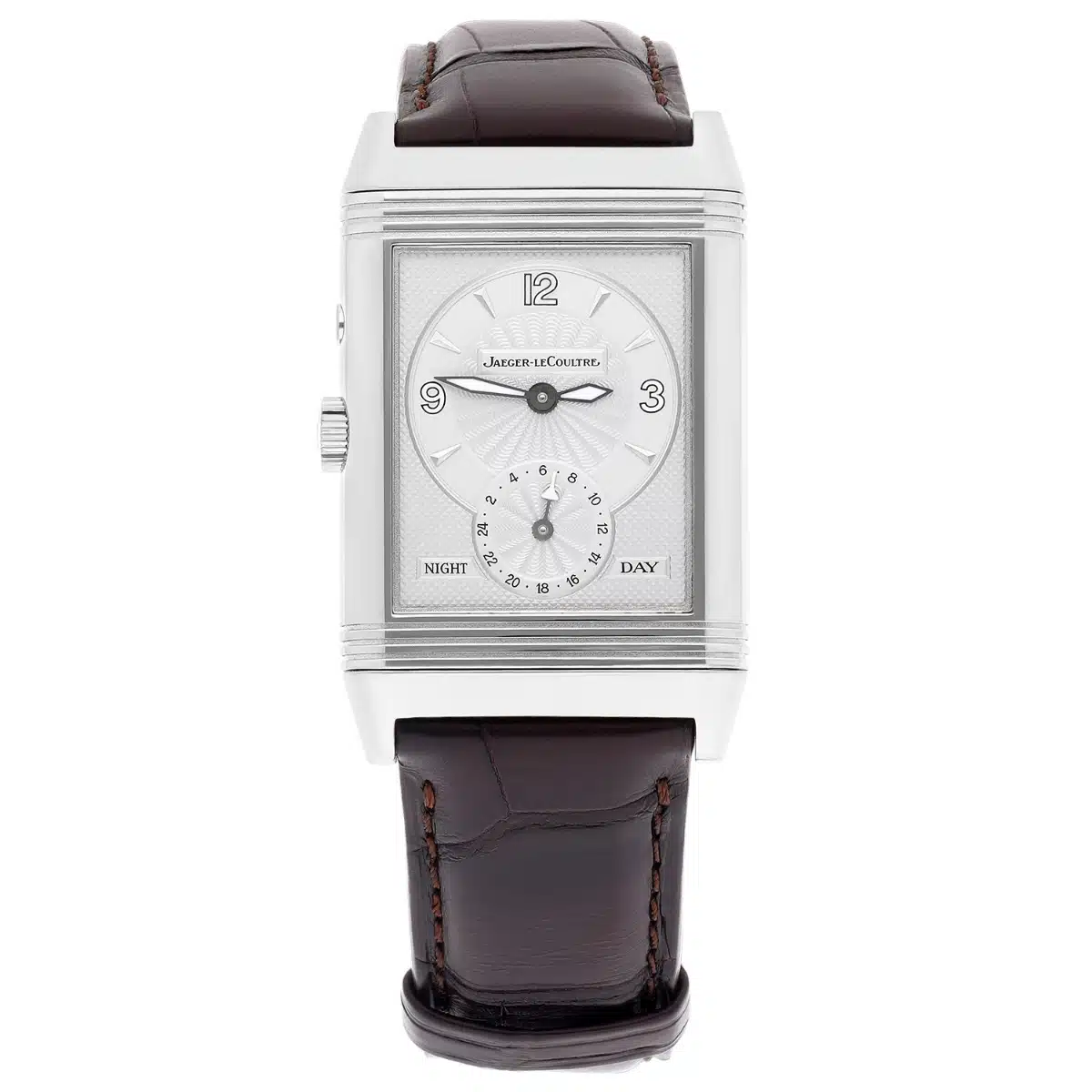 Jaeger LeCoultre Reverso Duo Night Day Size 26x42mm 18K White Gold Watch 270.3.54 – image 8