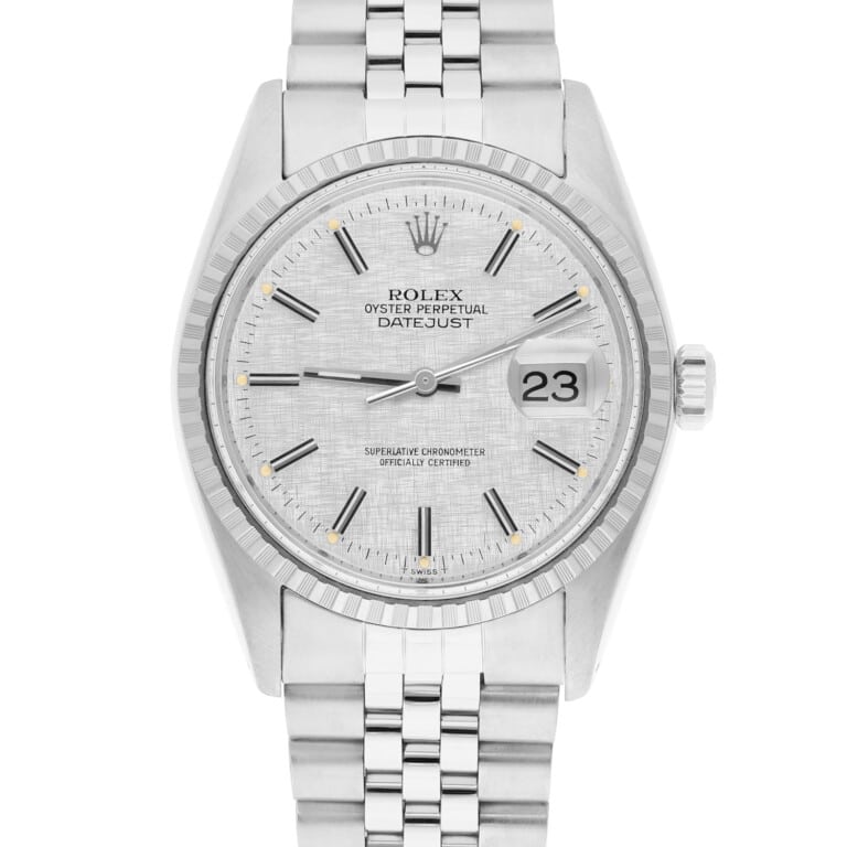 Rolex Datejust 36mm Stainless Steel 16030 Silver Index Dial, Circa 1986