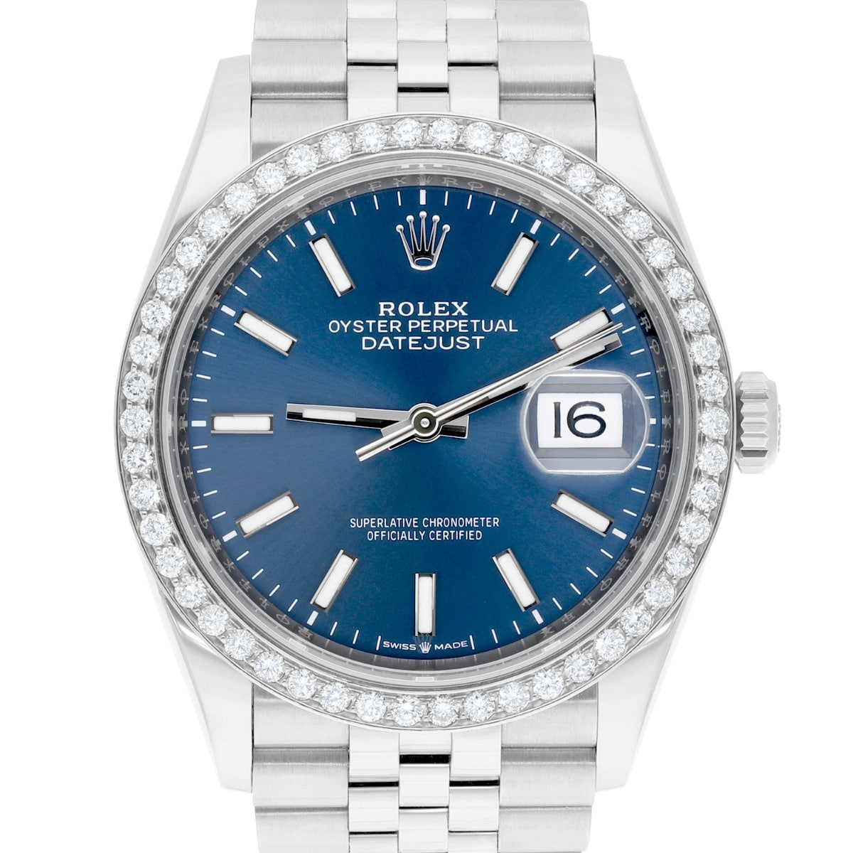 Rolex Datejust 126234 36mm Stainless Steel with Blue Dial Watch