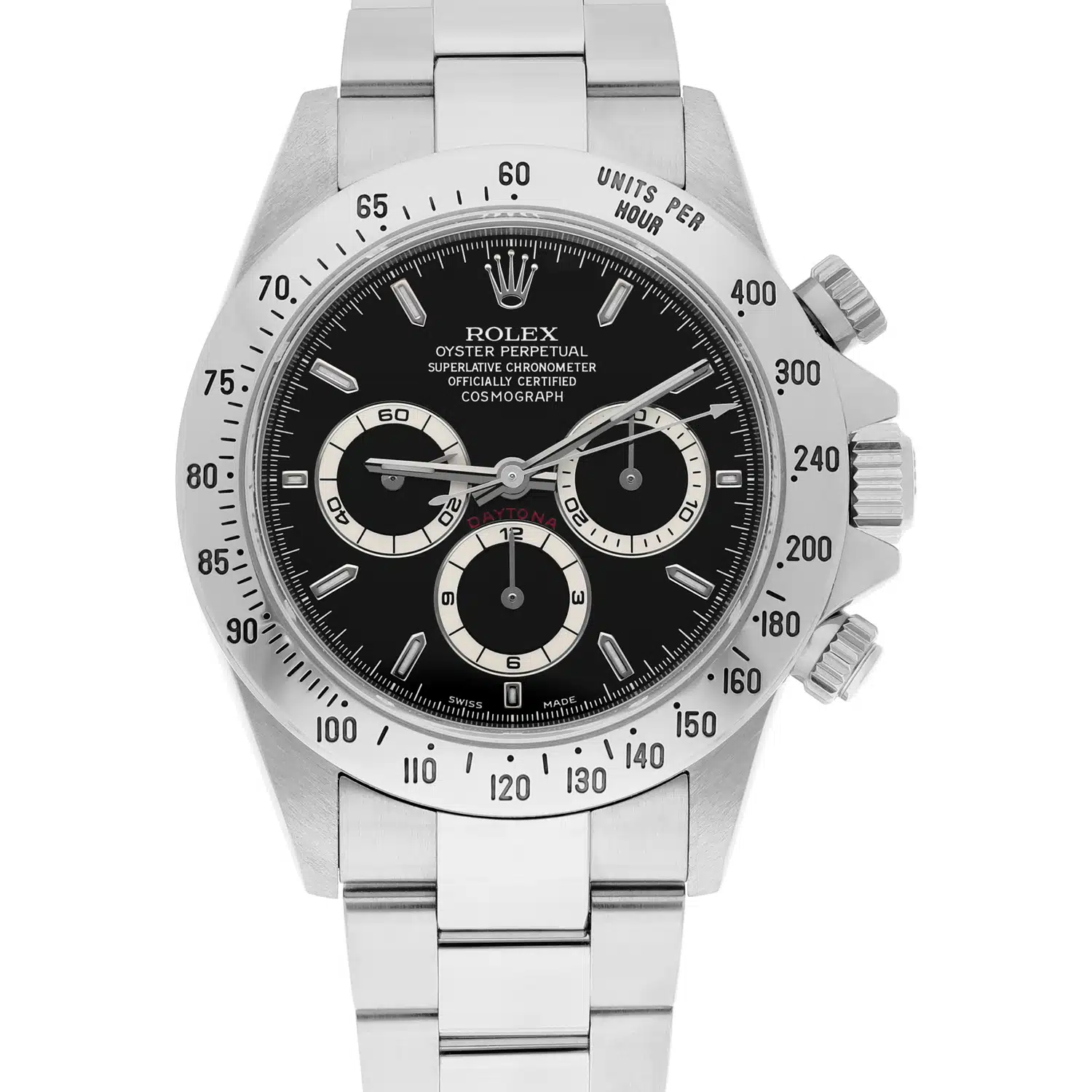 Rolex Cosmograph Daytona 16520 Black Dial Zenith Movement Vintage 2000 Complete – image 2
