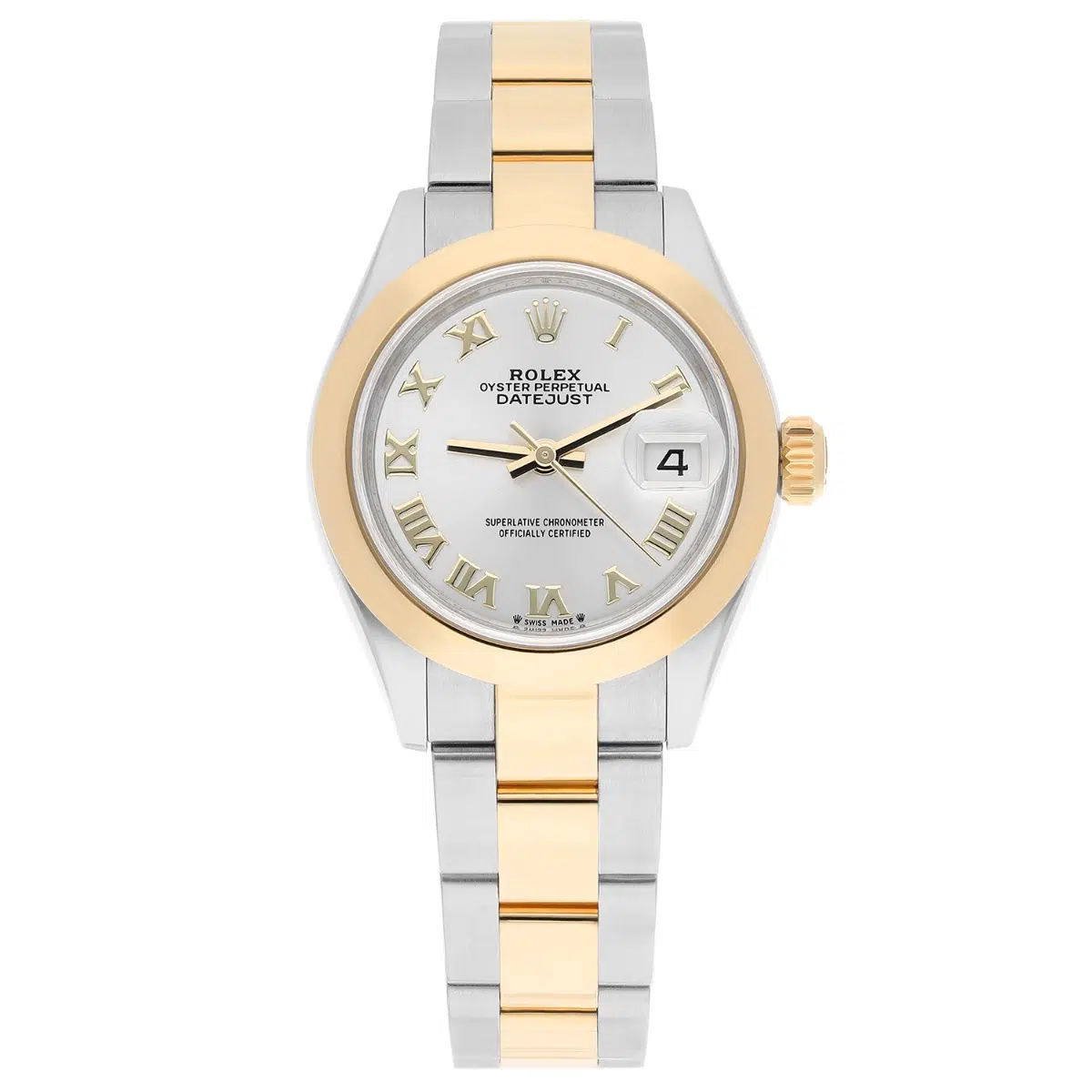 Rolex Lady Datejust 279163 Stainless Steel and Yellow Gold with Silver Roman Dial Ladies Watch – image 2