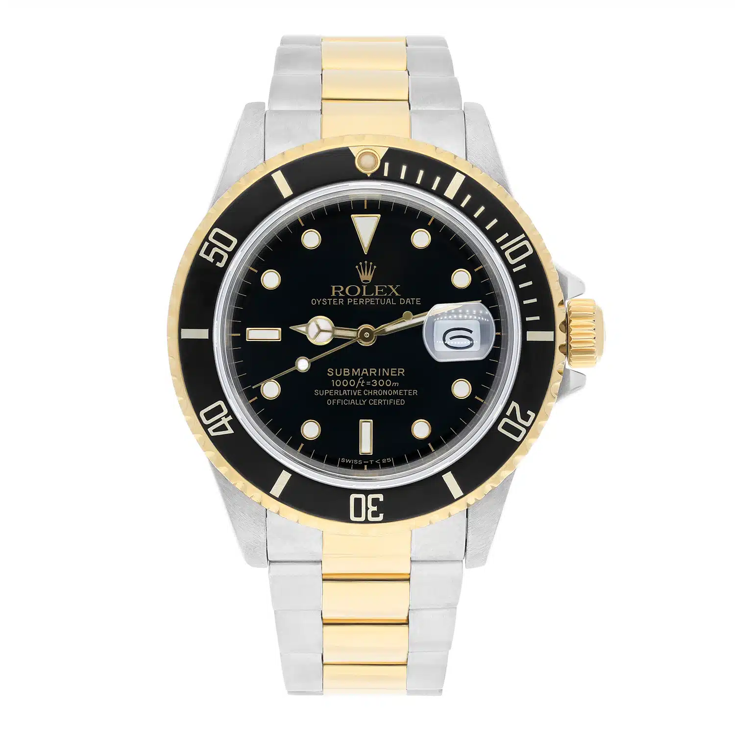 Rolex Submariner 40mm 2tone Yellow Gold/Stainless Steel Watch 16803 Circa 1987 – image 2