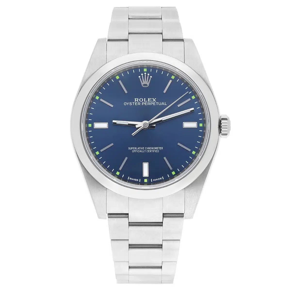 Rolex Oyster Perpetual 114300 Blue Dial Oyster Bracelet Box/Papers - 2018 – image 2