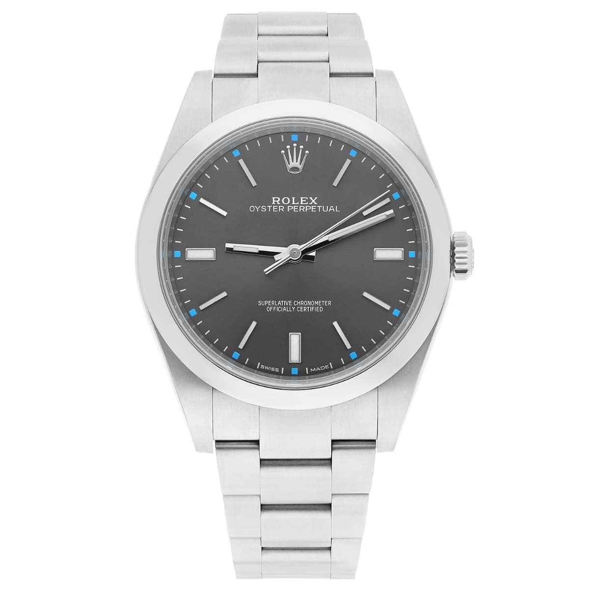 Rolex Oyster Perpetual 114300 Blue Dial Oyster Bracelet Box