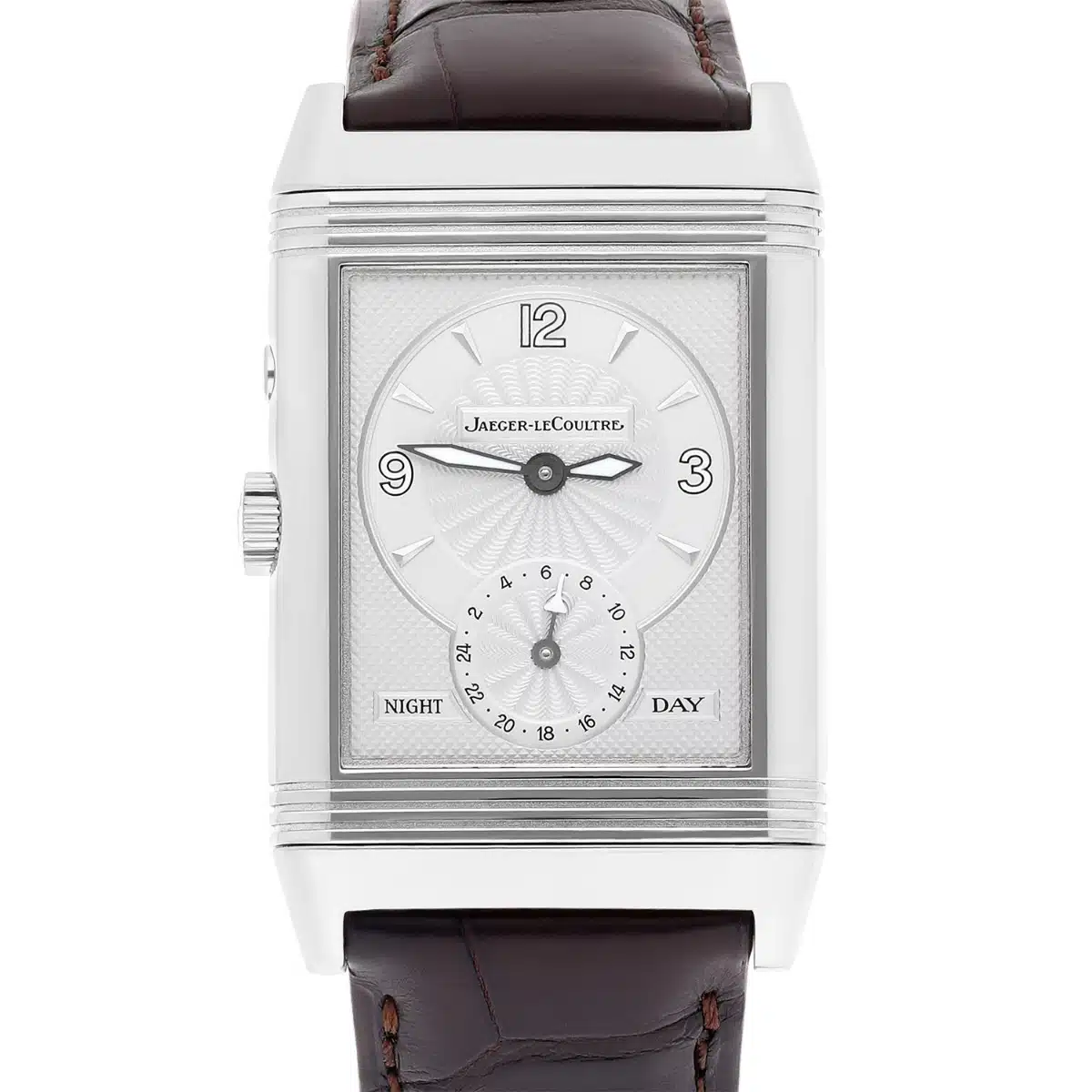 Jaeger LeCoultre Reverso Duo Night Day Size 26x42mm 18K White Gold Watch 270.3.54 – image 7