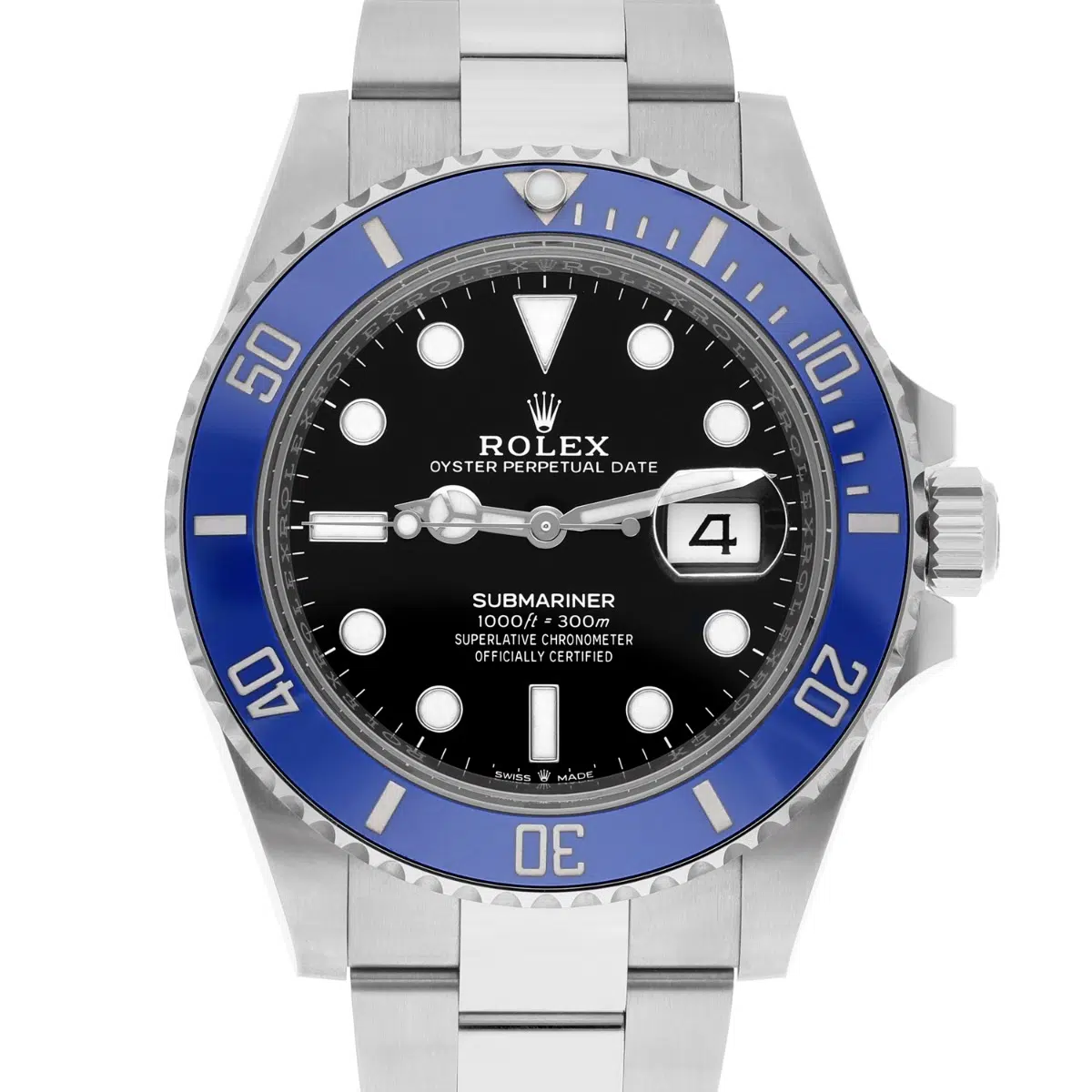 Rolex Submariner Date "Cookie Monster" 126619LB White Gold Watch Blue Bezel