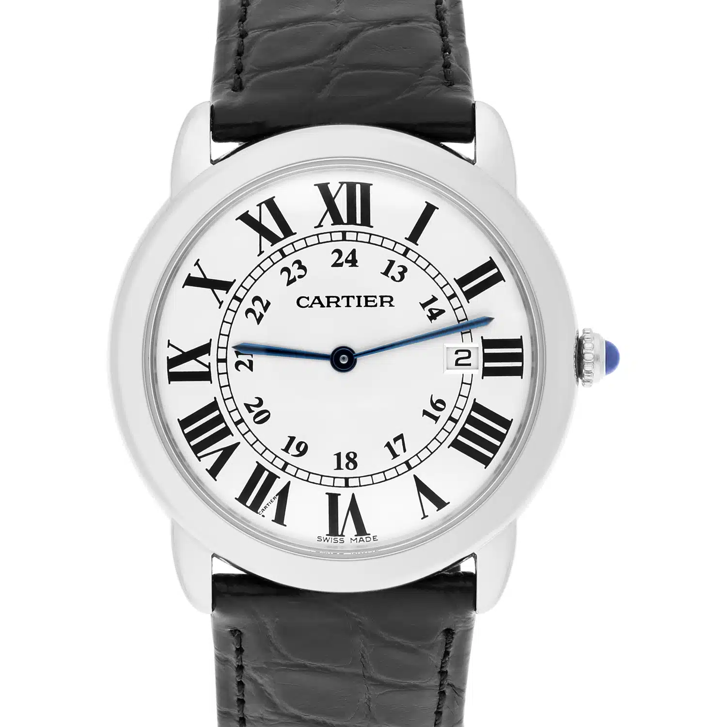 Cartier Ronde Solo de Cartier 36mm Stainless Steel Silver Dial Unisex Quartz Watch W6700255