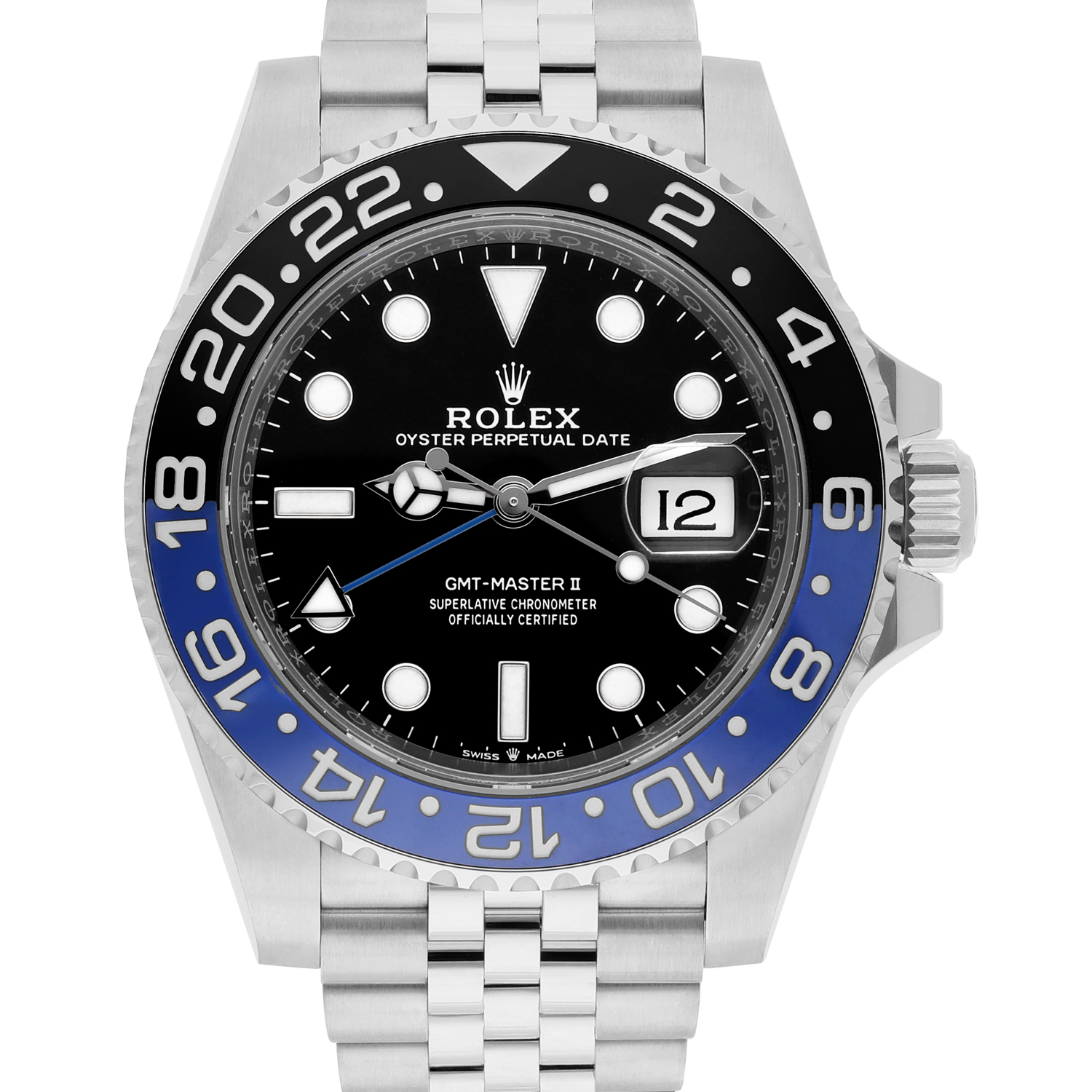 Rolex GMT Master II 126710BLNR 40mm Stainless Steel Batgirl Box Papers 2023