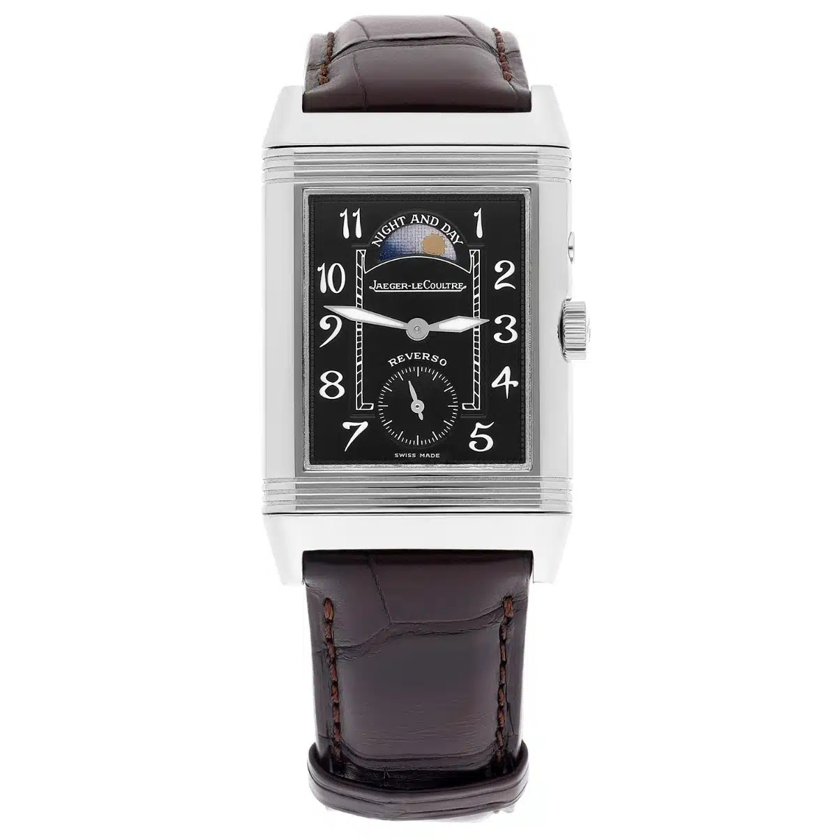 Jaeger LeCoultre Reverso Duo Night Day Size 26x42mm 18K White Gold Watch 270.3.54 – image 2