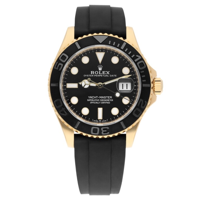 Rolex Yacht-Master Yellow Gold Oysterflex 42mm 226658 Mint