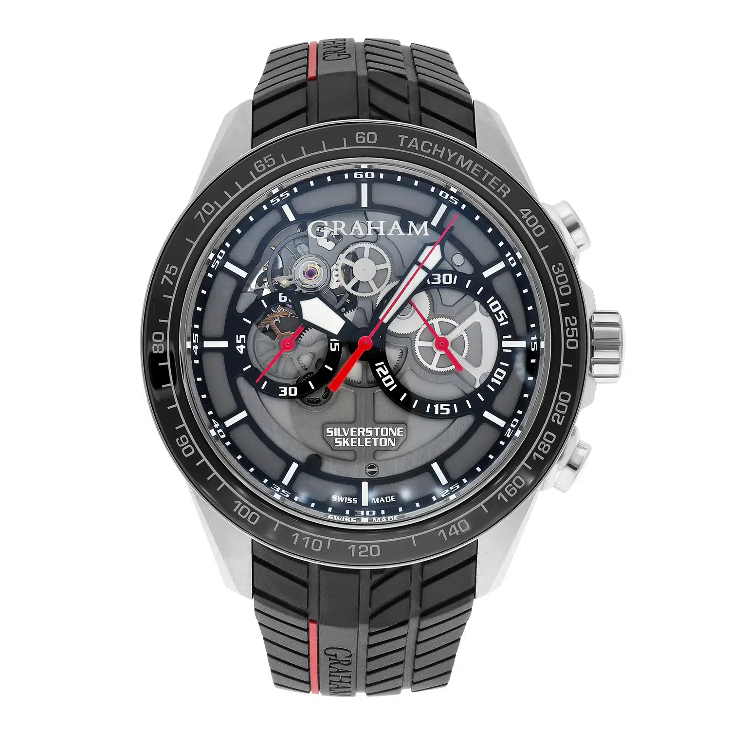 Graham Silverstone RS Skeleton Red Automatic Men's Limited Edition Watch 2STAC1.B01A.K89F – image 2