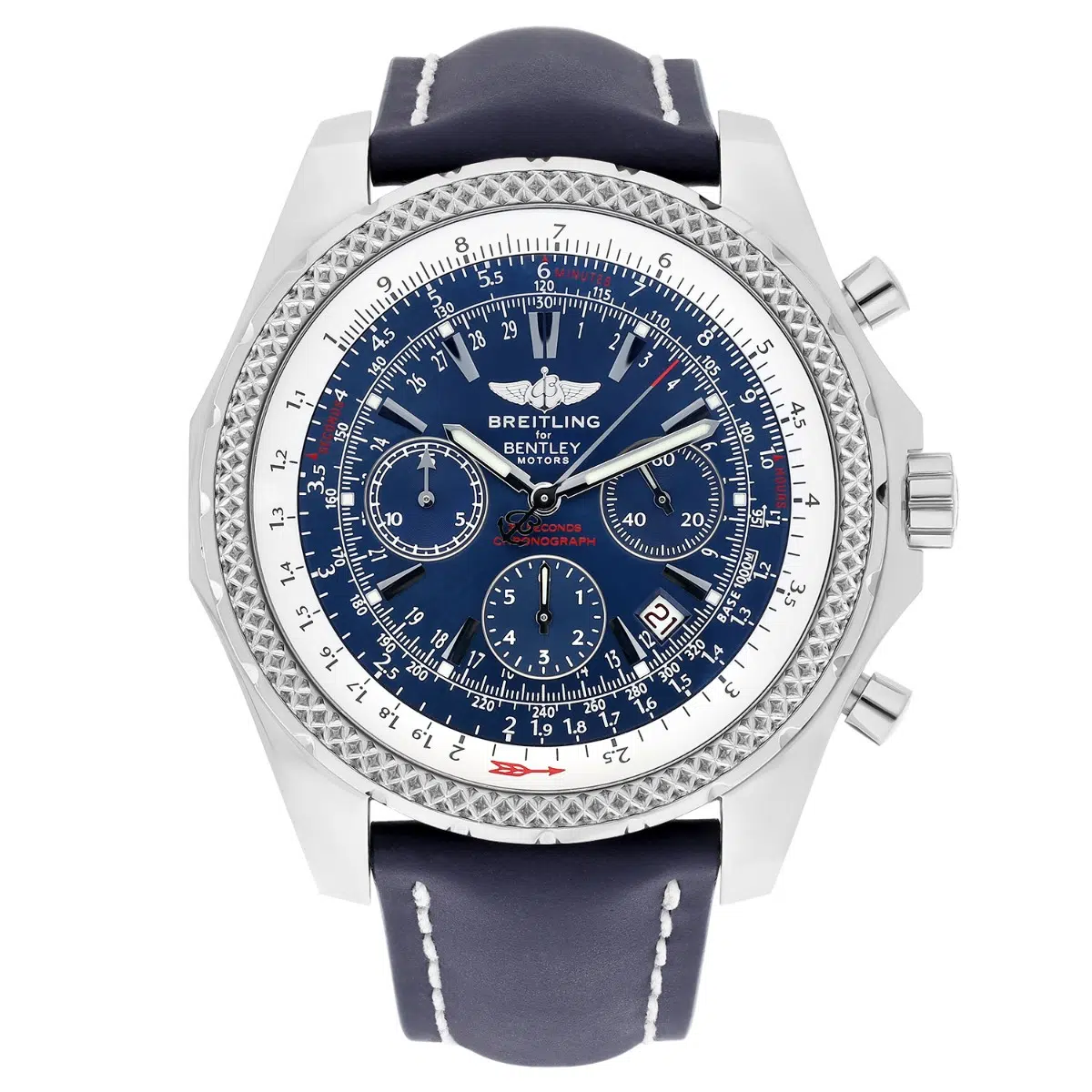 Breitling for Bentley Motors Blue Dial, Blue Strap Stainless Steel Watch A25362 – image 2
