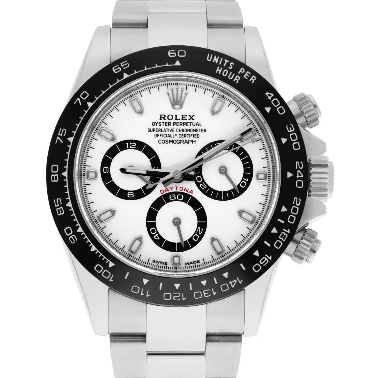 Rolex Panda Cosmograph Daytona 116500LN White Dial Box/Papers MINT