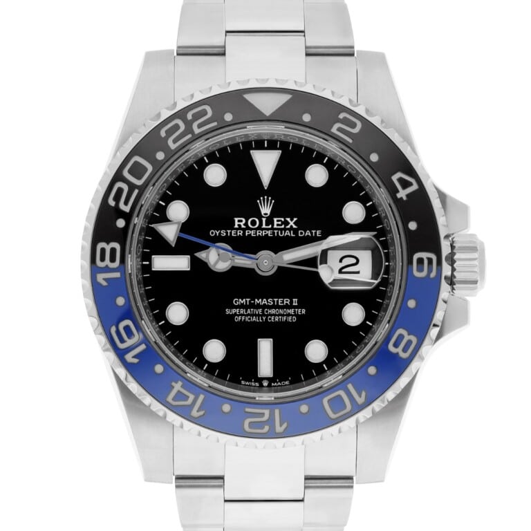 Rolex GMT-Master II Batman Black/Blue Ceramic Steel Oyster Watch 126710 - 2022