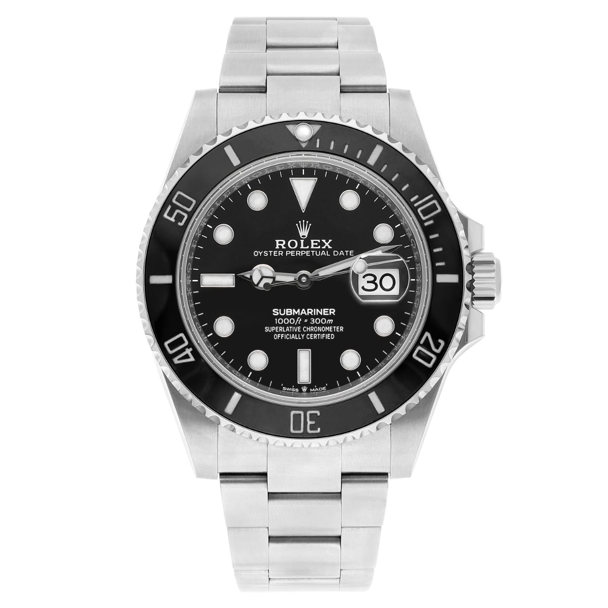 Rolex Submariner Date 126610LN Stainless Steel with Black Dial Oyster Bracelet Watch - 2025
