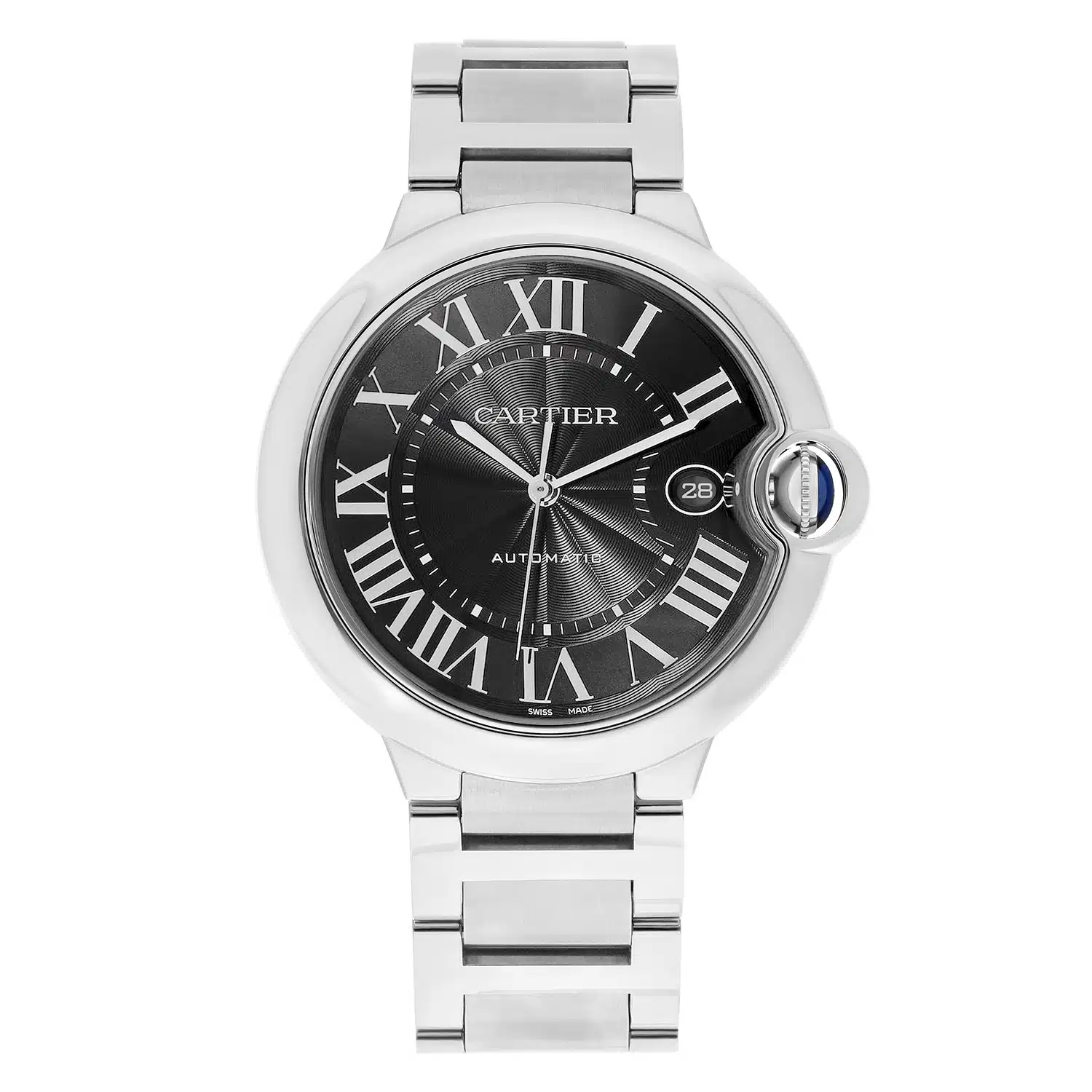 Cartier Ballon Bleu Automatic Grey Dial Stainless Steel Mens Watch WSBB0060 – image 2