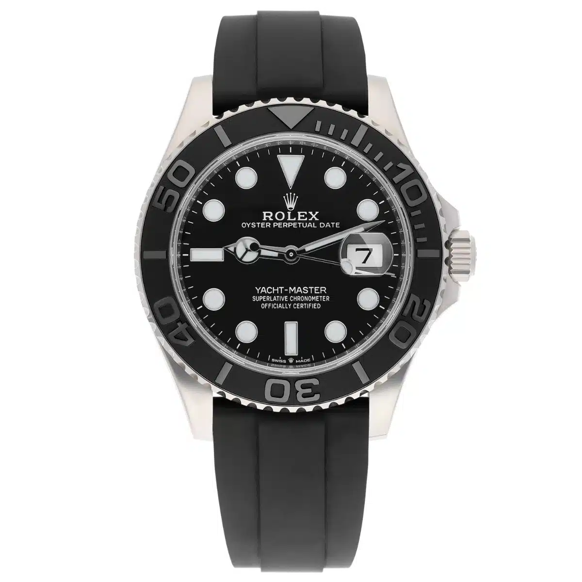 Rolex Yacht-Master 226659 42mm Oysterflex White Gold with Black Dial Watch - 2022 – image 2