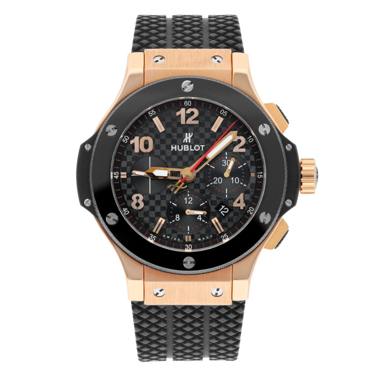 Hublot Big Bang 301.PB.131.RX rose gold watch, black rubber strap