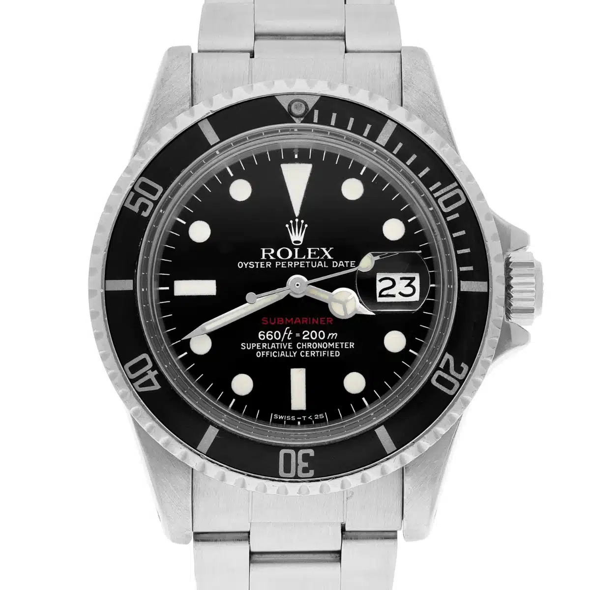Rolex Submariner 1680 Unpolished Stainless Steel Black Dial – image 2