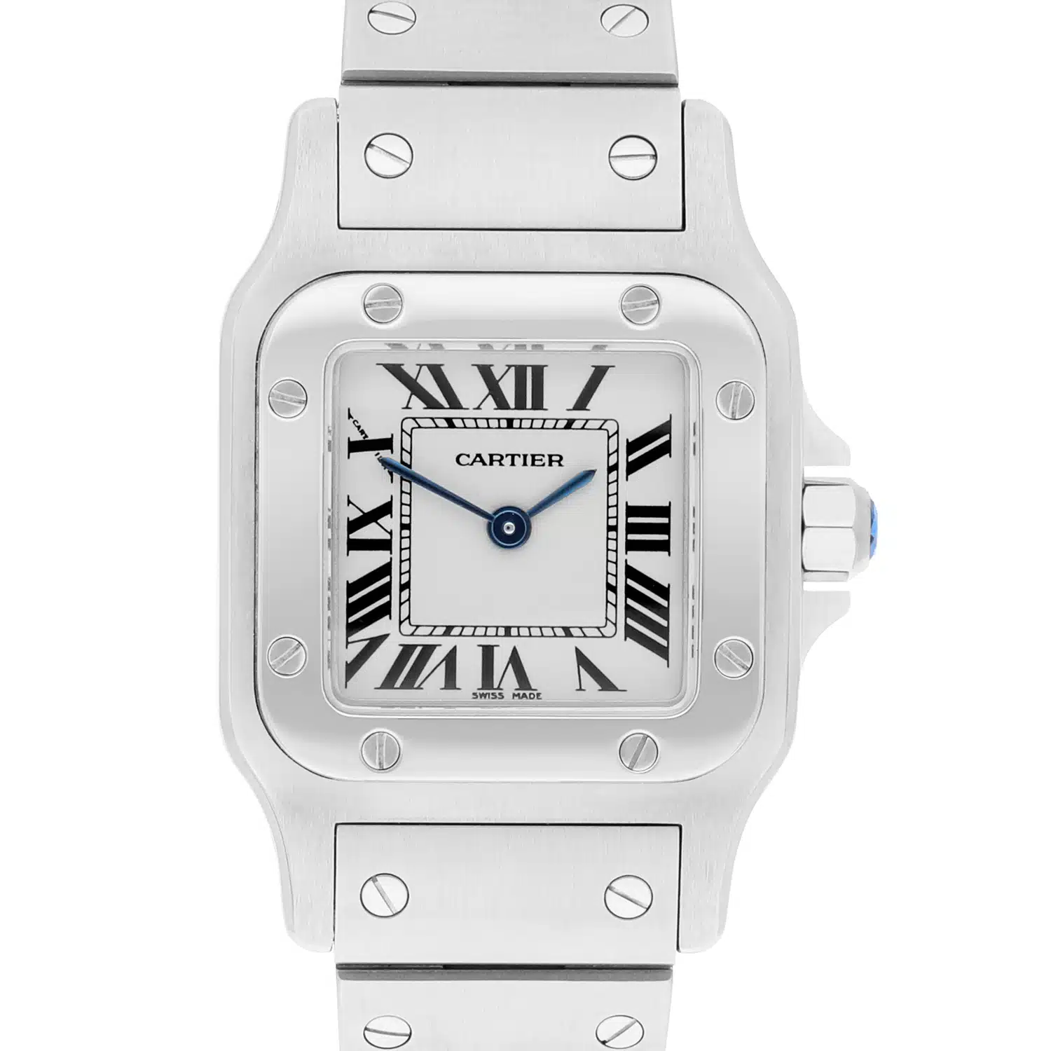 Cartier Santos Galbée Silver Dial Small Steel Ladies Watch W20056D6/1565 – image 2