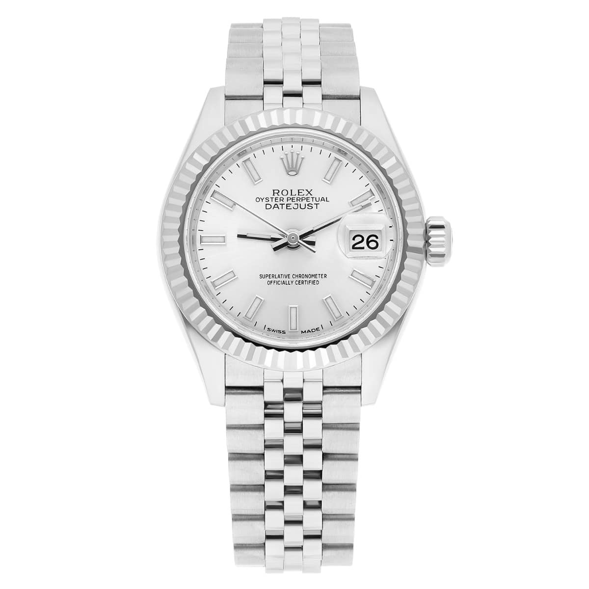 Rolex Datejust 28mm 279174 Ladies Watch Silver Dial Jubilee Stainless Steel