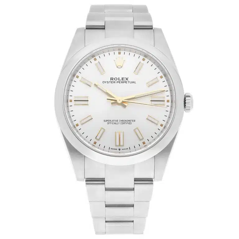 Rolex Oyster Perpetual 41mm 124300-0001 Silver Dial Never Worn 2024 Box And Papers