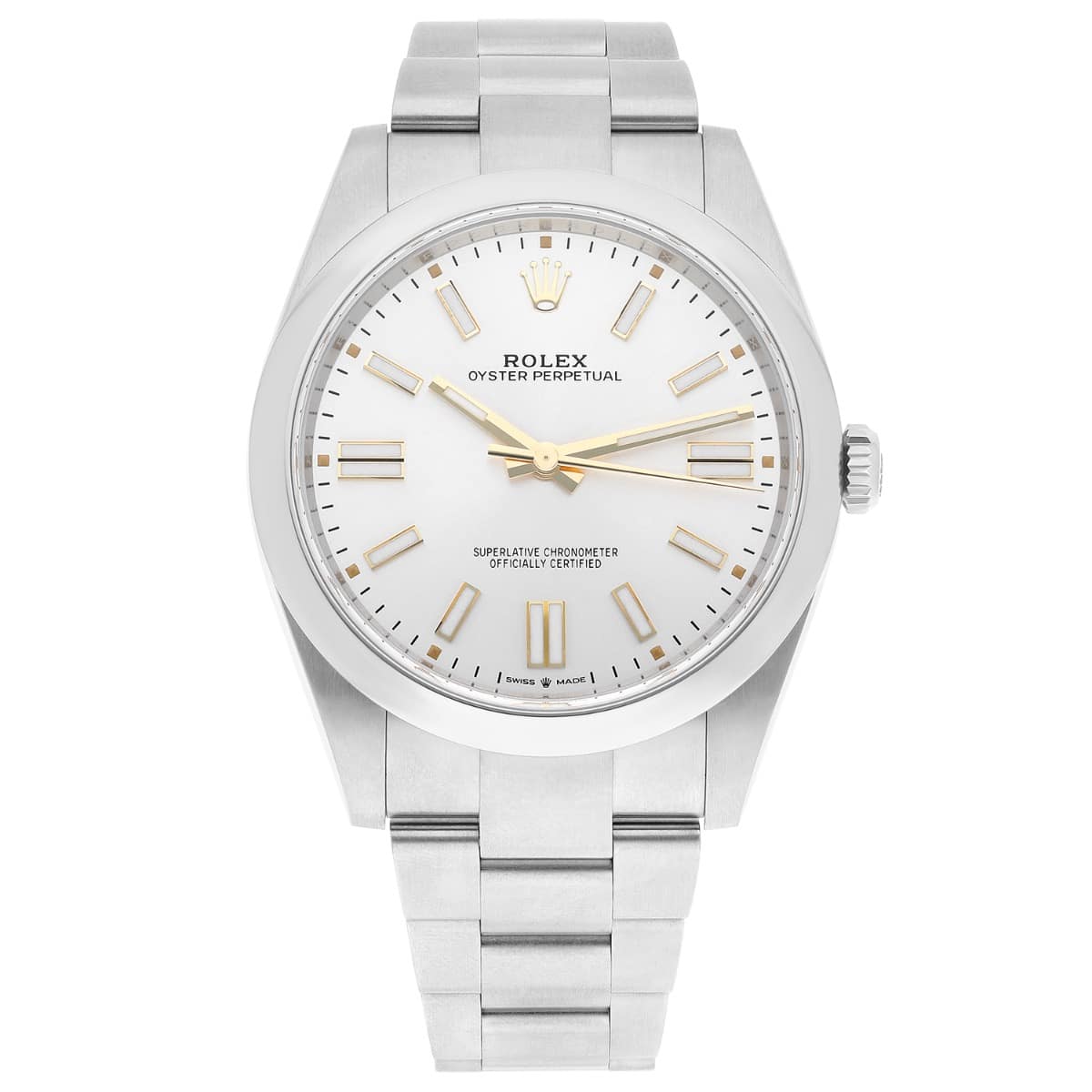 Rolex Oyster Perpetual 41mm 124300-0001 Silver Dial Never Worn 2024 Box And Papers