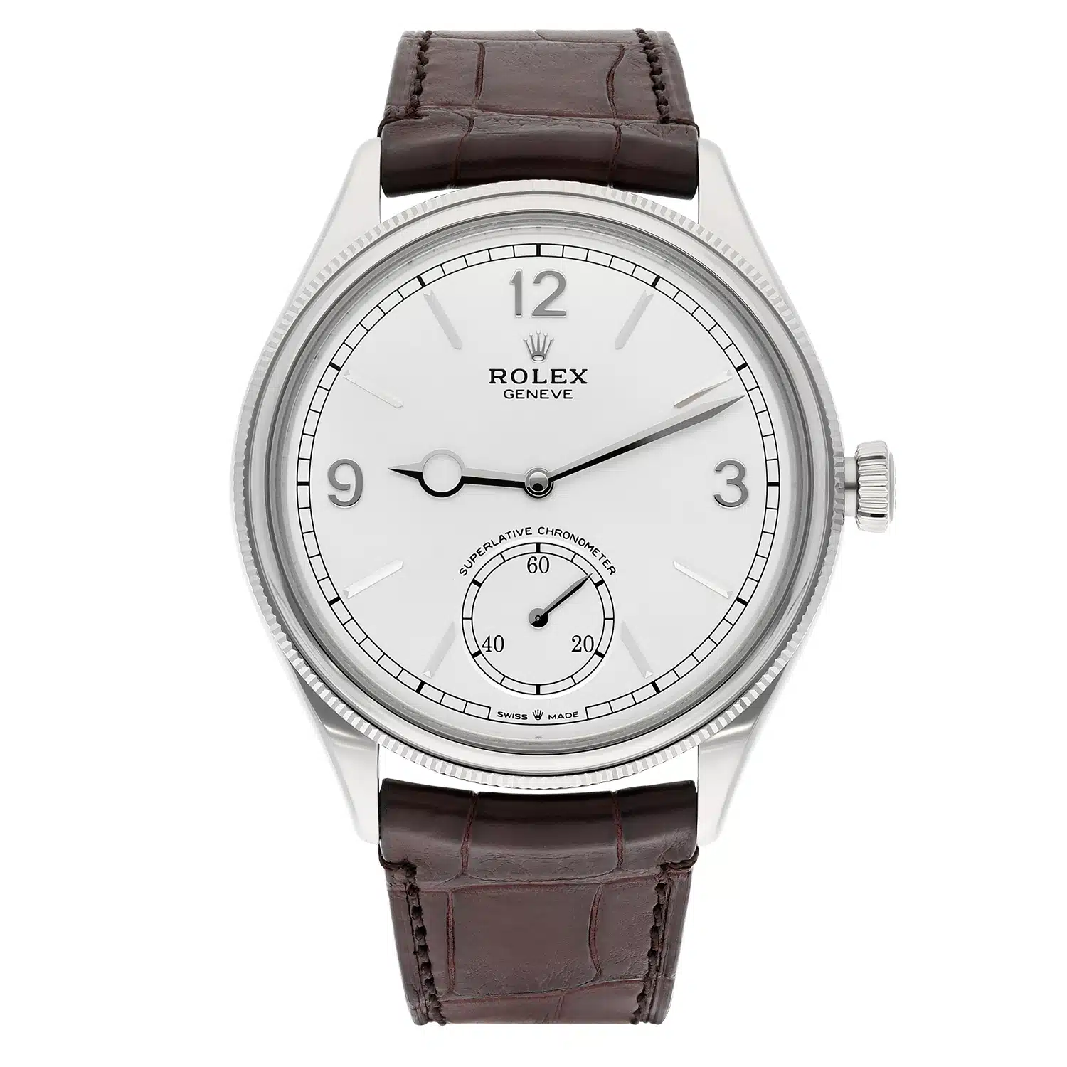 Rolex Perpetual 1908 Ref. 52509-0006 - 18kt White Gold 39mm White Dial – image 2