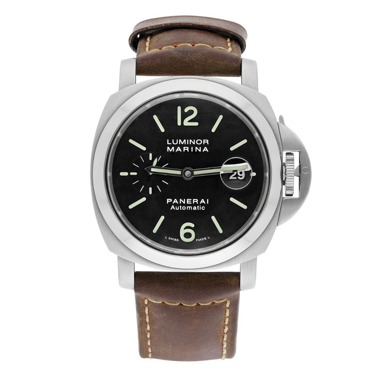 Panerai Luminor Marina PAM00104 Small Second Date Automatic Men's Watch
