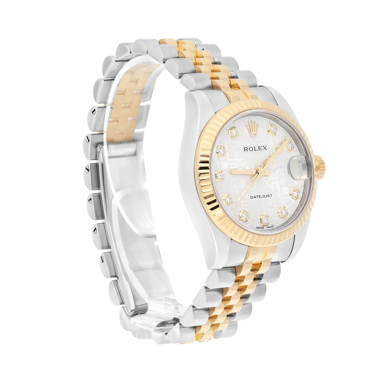Rolex Women's Datejust 31 178273-0006 Silver Jubilee Diamond Dial, Jubilee Bracelet – image 6